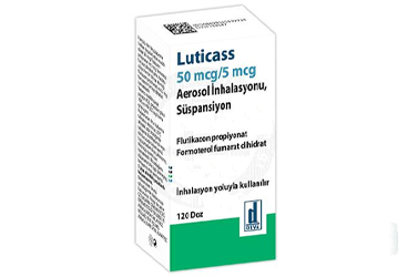 LUTICASS 50 MCG/ 5 MCG AEROSOL INHALASYONU, SUSPANSIYON (120 DOZ)
